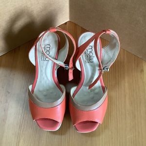 Malu Leather Platform Wedge Sandals